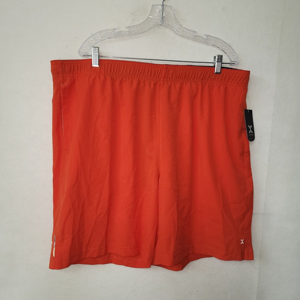 Xersion XXL Mens Ripstop Shorts Zydeco Red Quick-Dri Train‎ Athletic